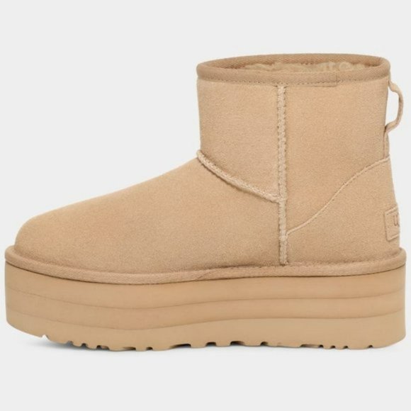 UGG Womens Classic Mini Platform Boot - Picture 1 of 5